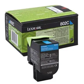 Lexmark Original Toner 80C20C0, cyan, 1000S, Return, Lexmark CX310dn, CX310n, CX410de, CX410, O